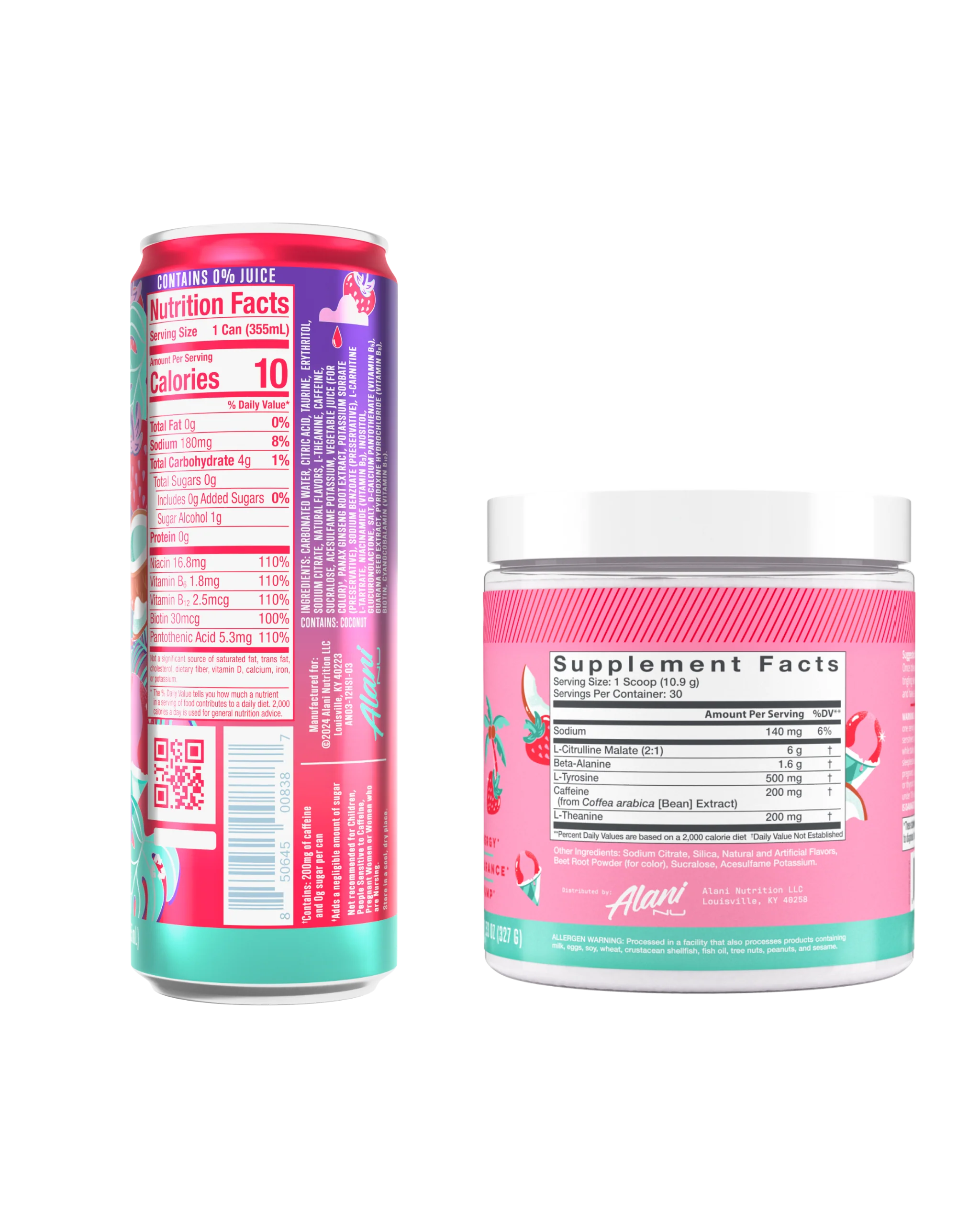 Energy Drink & Pre-Workout - Hawaiian Shaved Ice