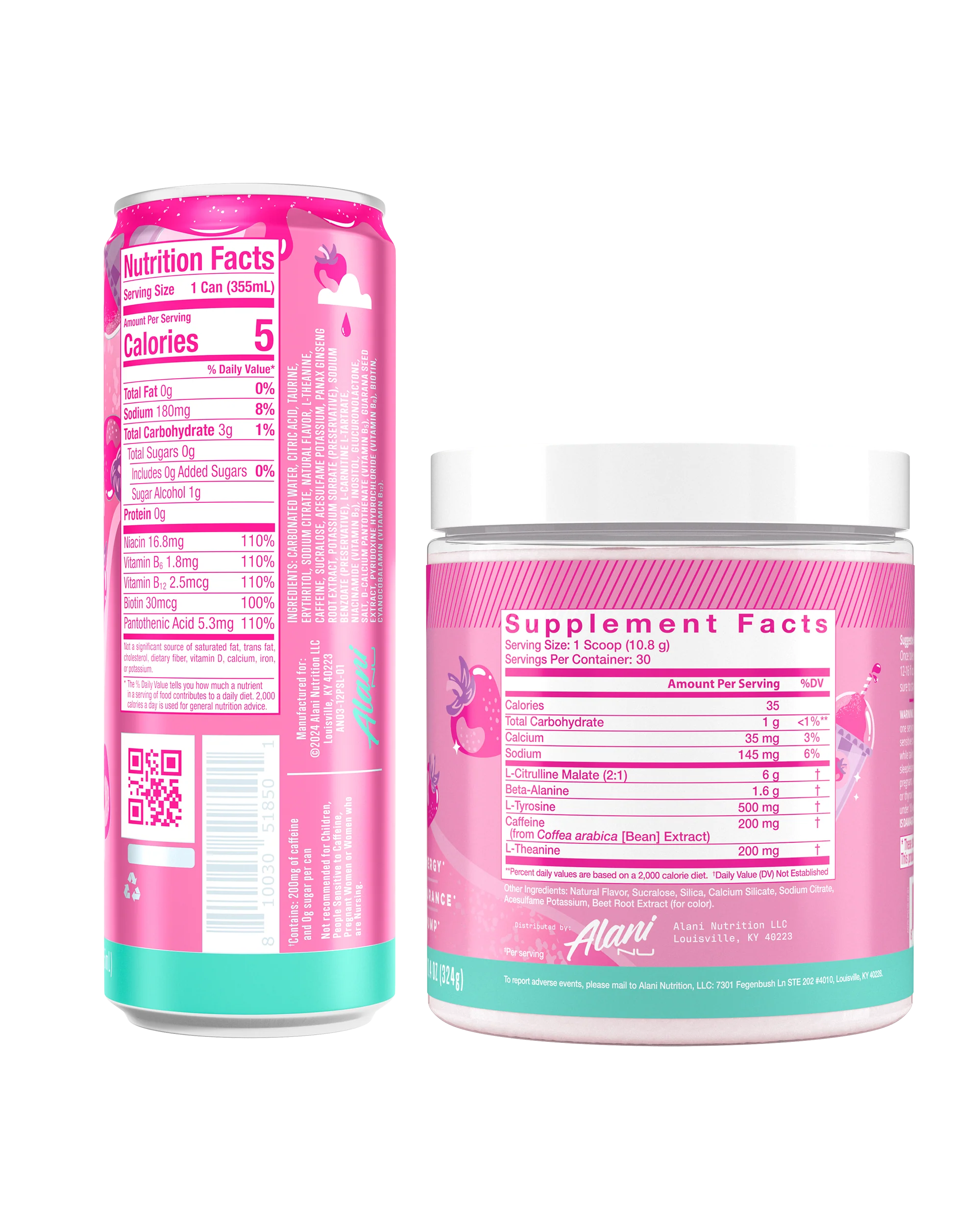 Energy Drink & Pre-Workout - Pink Slush